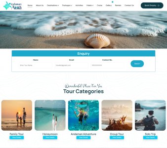 Content Manageable Travel-Ready Website